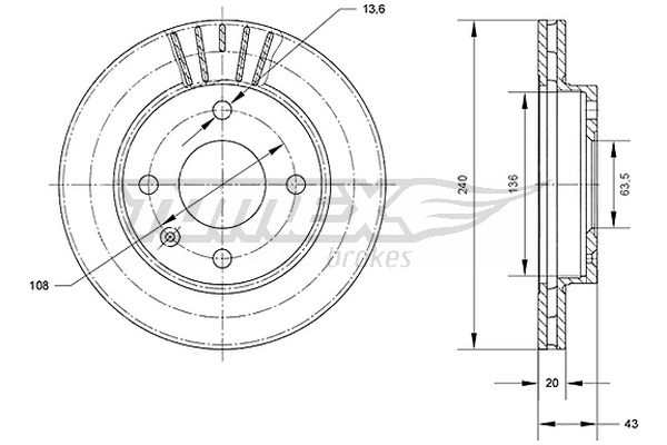 TOMEX Brakes TX 70-40...